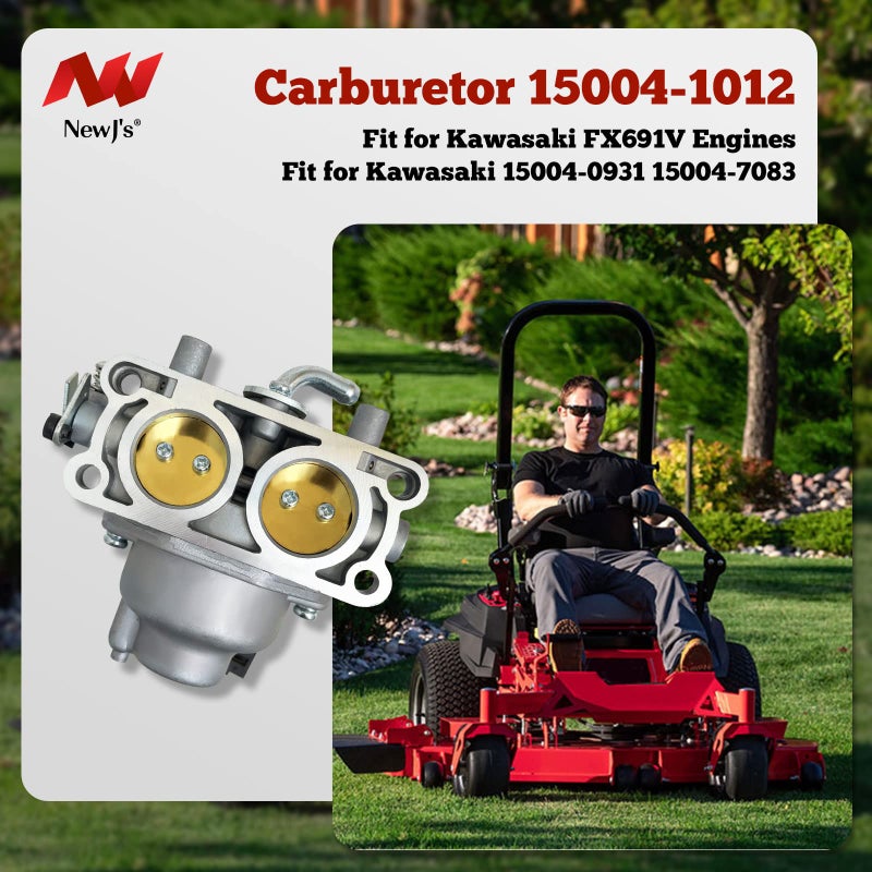 NewJ's Carburetor 15004-1012 Fit for Kawasaki FX691V Engines Fit for Kawasaki 15004-0931 15004-7083 - Image 3